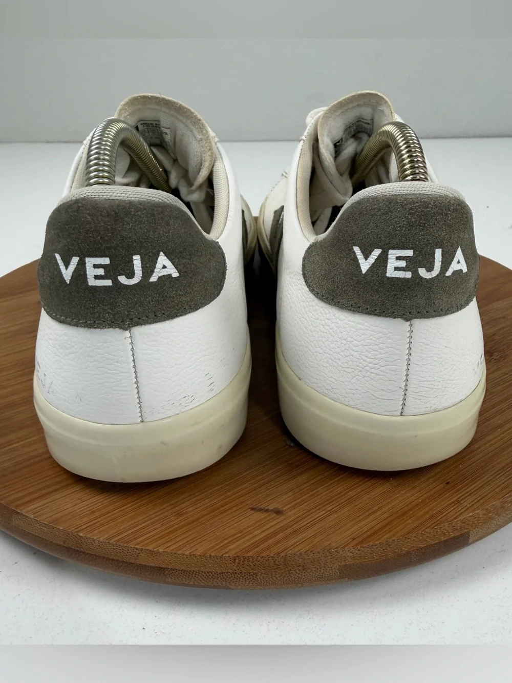 Veja Campo “White Khaki” Leather Sneakers